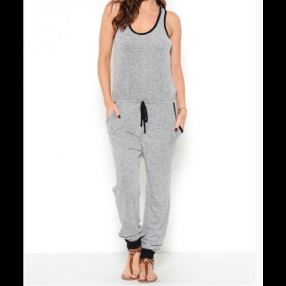 Gray Romper